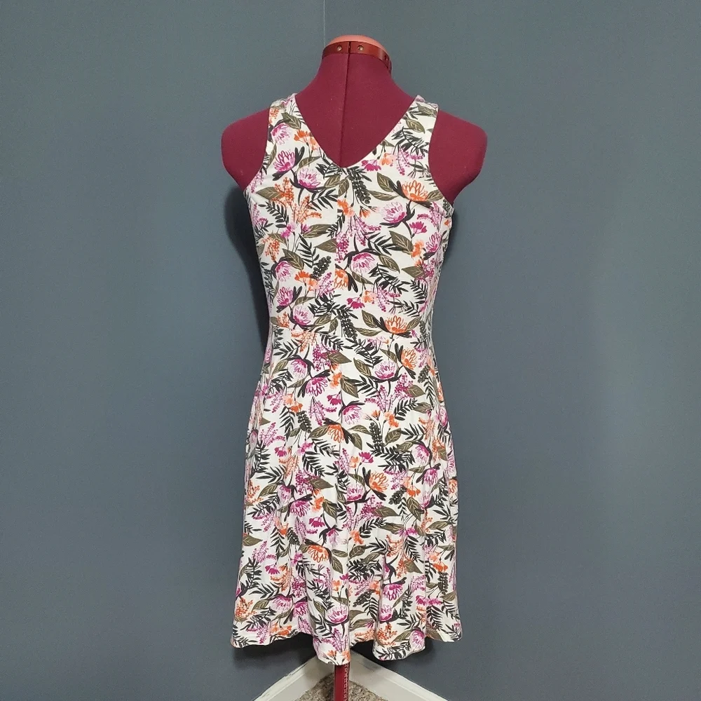 Old Navy Sundress Pink Orange Floral Girls Dress Size XXL 16